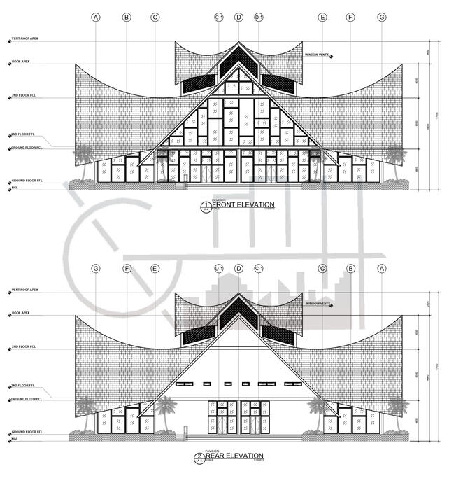 Pavilion Elevation 1