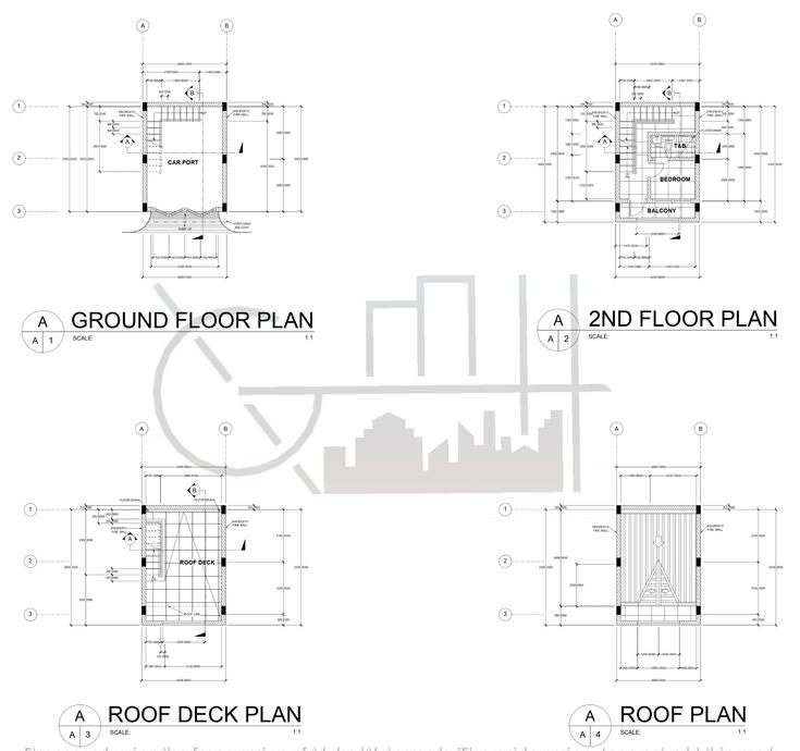 Proposed 2 Storey Residential House w/ Roof Deck Extension (Scheme 2)