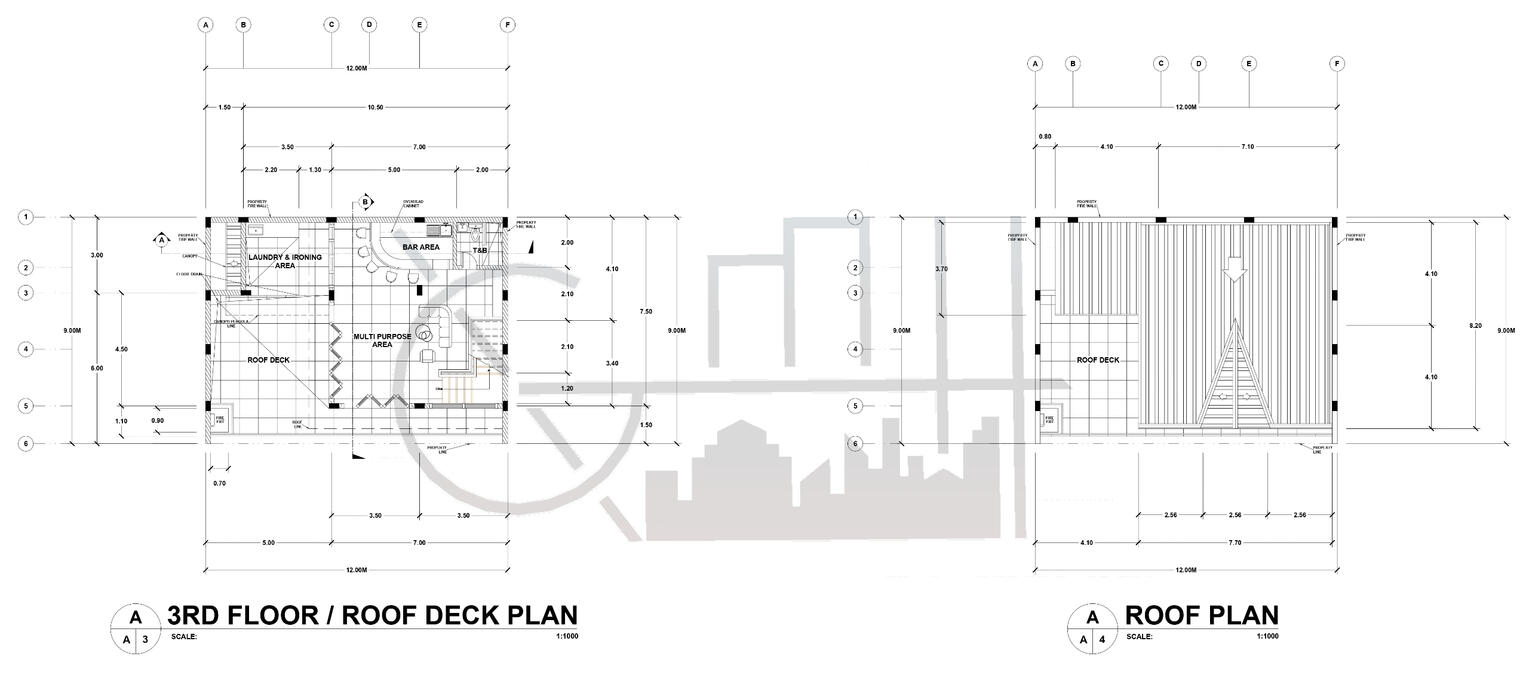 Proposed 2 Storey Residential with Roof Deck (Scheme 2)