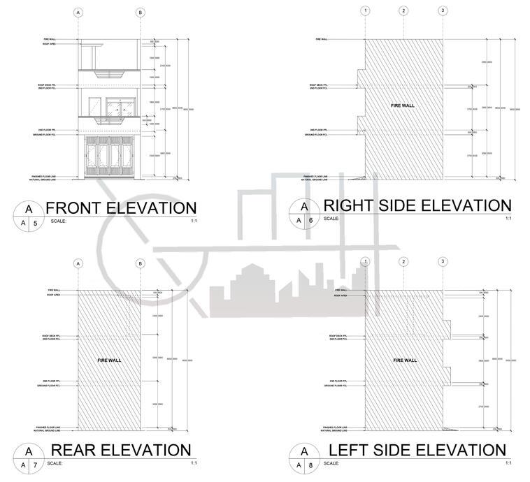 Proposed 2 Storey Residential House w/ Roof Deck Extension (Scheme 1)